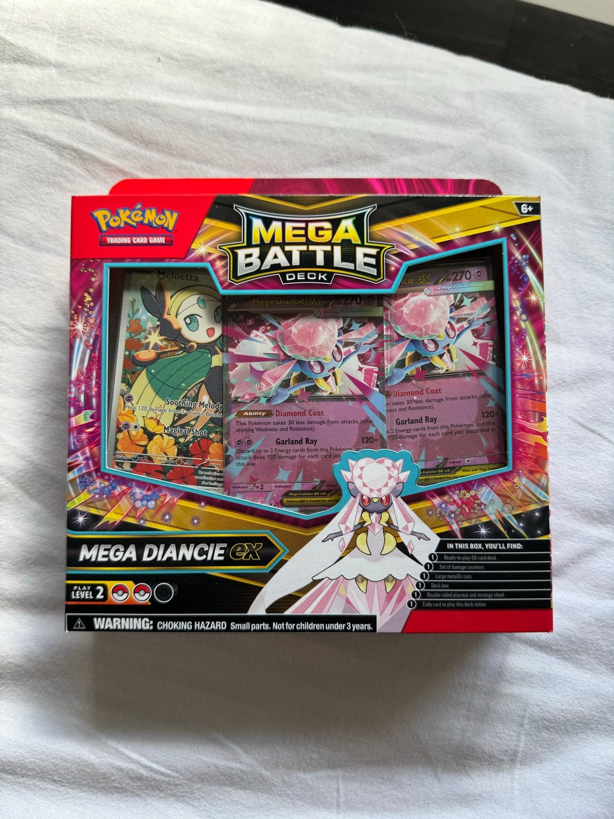 Pokémon Mega Battle Deck: Mega Diancie EX, Ophalen of Verzenden, Nieuw, Speeldeck, Foil