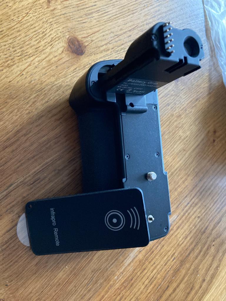 Battery Grip C50D voor Canon 20D/30D/40D/50D met afstandsbed, Ophalen of Verzenden, Gebruikt
