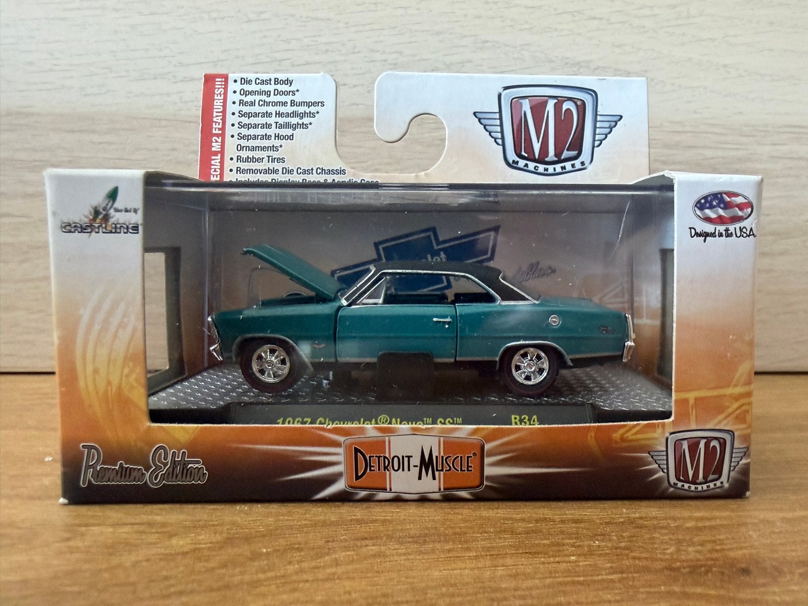 M2 Machines 1967 Chevrolet Nova SS - Detroit Muscle, Verzenden, Nieuw, Overige typen