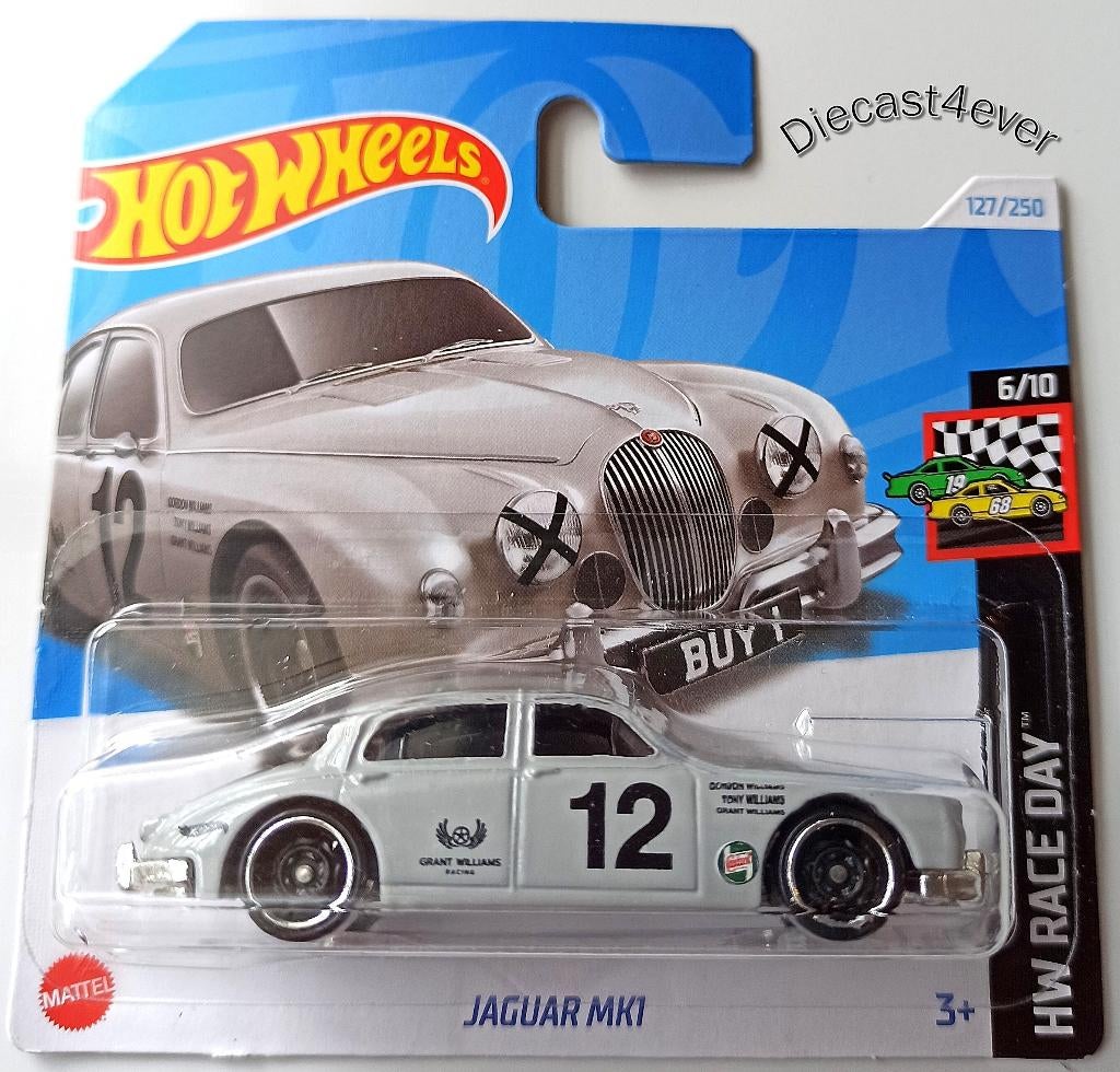 Hot Wheels Jaguar MK1, Grijs, Ophalen, Nieuw, Auto