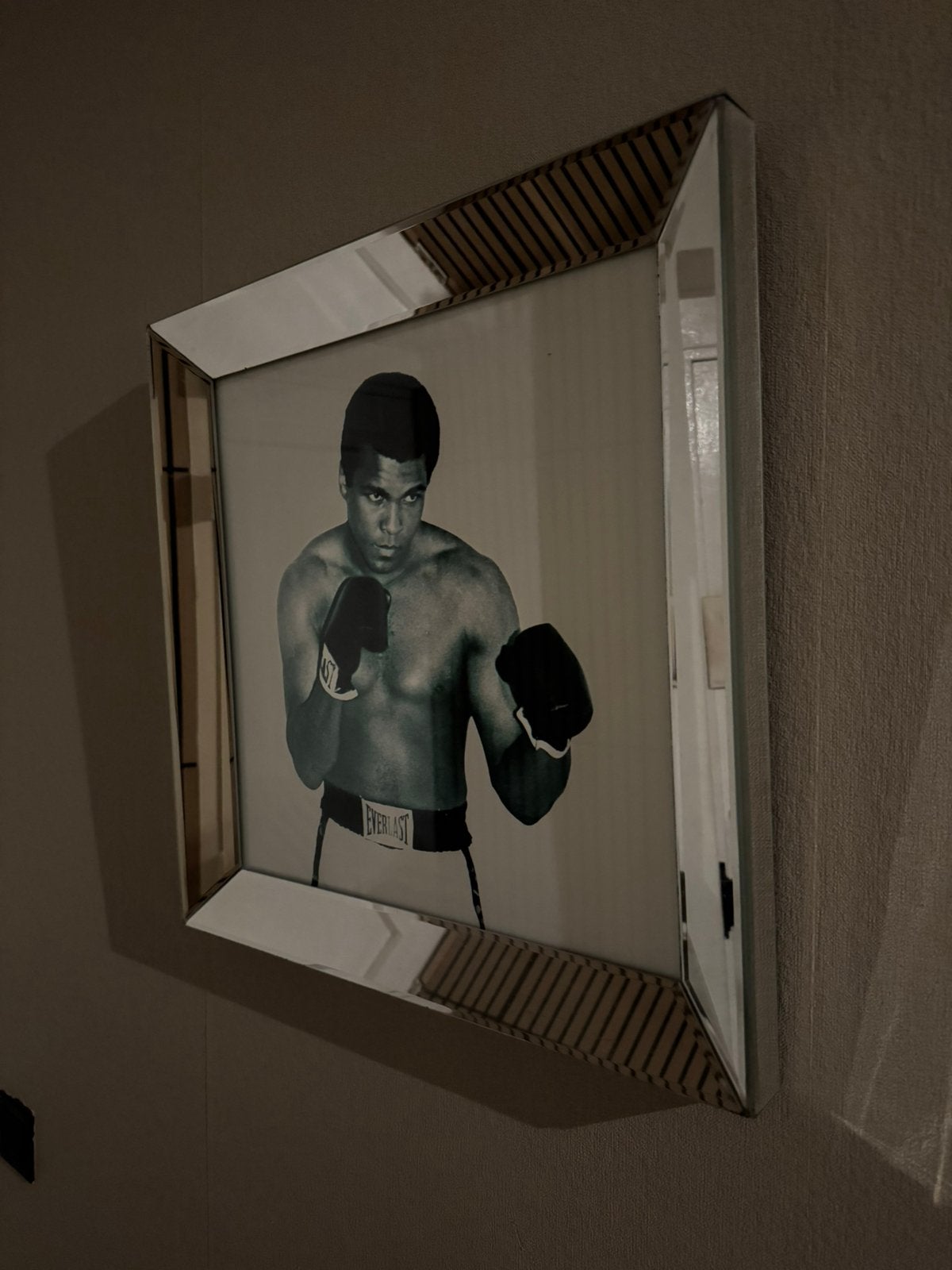 Muhammad ali foto lijst, Ophalen, Minder dan 50 cm, Zo goed als nieuw, Minder dan 100 cm