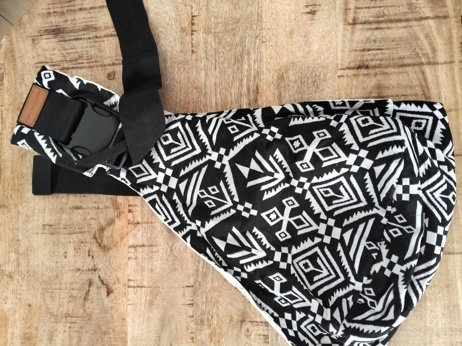 Heupdrager Baby Sling Carrier - Zwart met Motief (0+ mnd), Ophalen of Verzenden, Draagzak, Overige merken