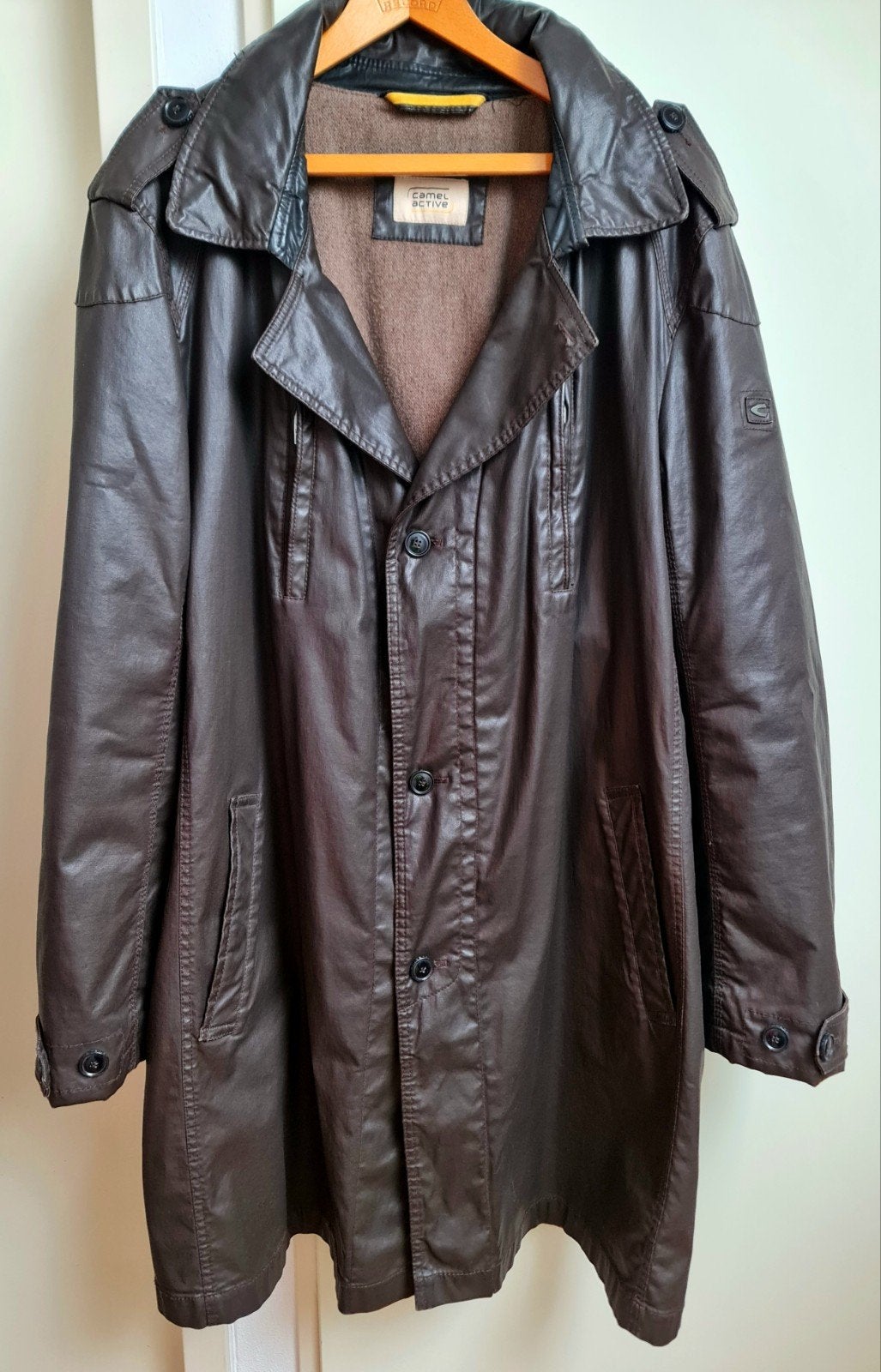 Prachtige Camel Active herenjas waxcoat maat 70 3XL/4XL mooi, Kleding | Heren, Ophalen, Bruin, Overige maten, Gedragen