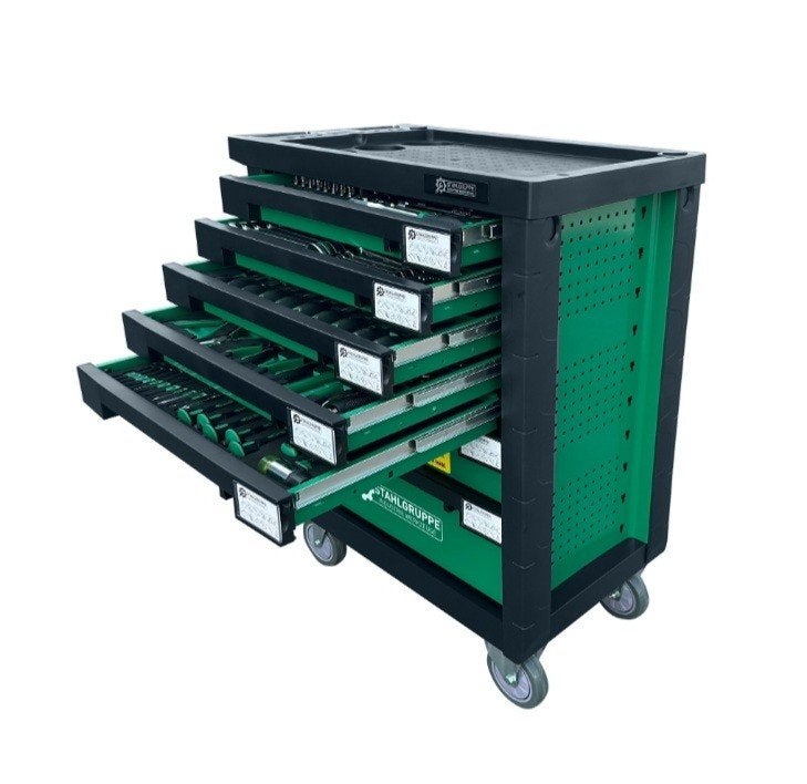 gereedschap trolly, Ophalen, Gevuld, Nieuw