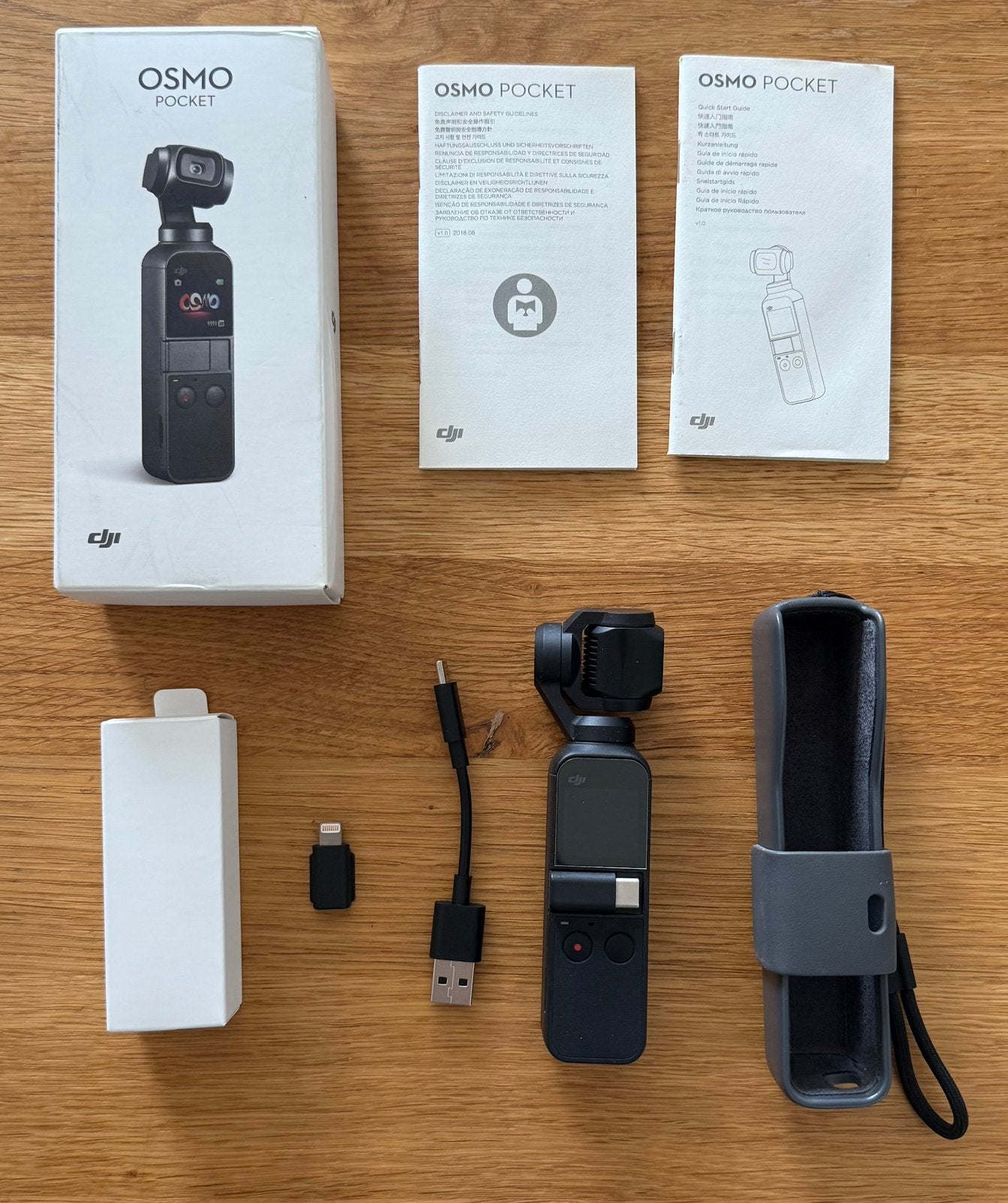 DJI Osmo Pocket 1 + accessories, Ophalen of Verzenden, Zo goed als nieuw, Overige merken