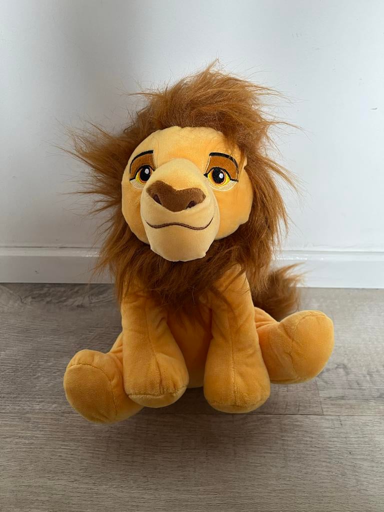 Simba knuffel - Disney The Lion King - Origineel, Disney, Geel, Ophalen of Verzenden, Middelgroot (20 tot 80 cm)