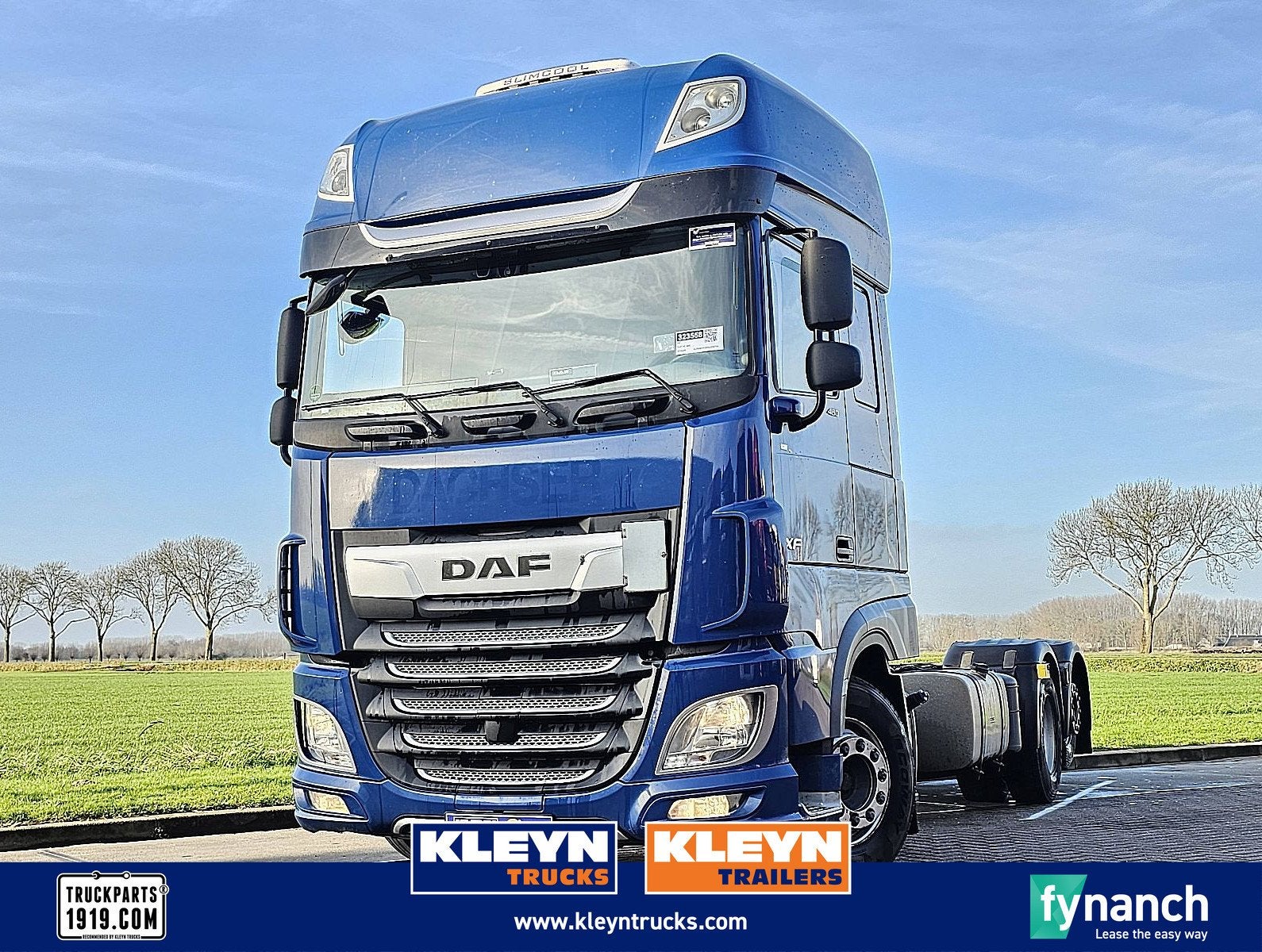 DAF XF 480 ssc 6x2 wb 480 eur6d, Automaat, Euro 6, Stoelverwarming, Blauw