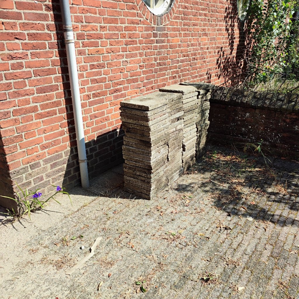 stoeptegels, Ophalen, Gebruikt, Overige typen, Minder dan 5 m²