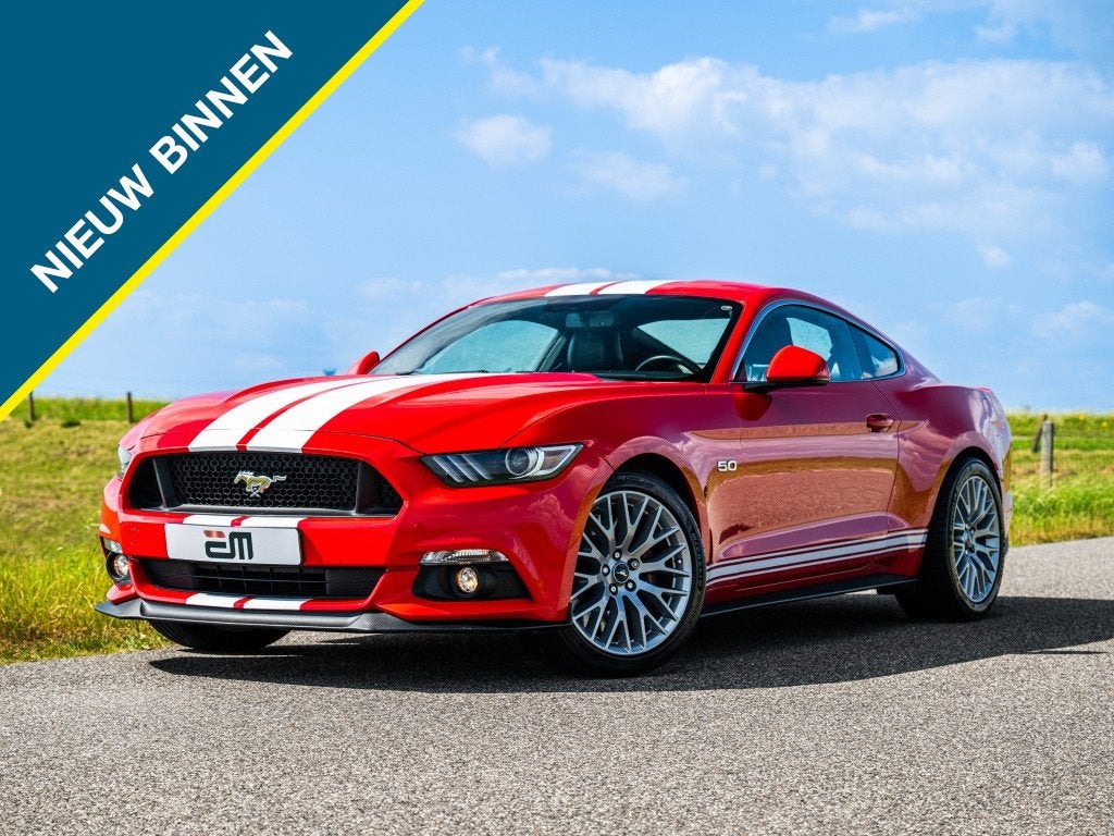 Ford Mustang 5.0 GT Org EU - Dealer Oh. - Clean Title, Automaat, Gebruikt, Leder, Bedrijf