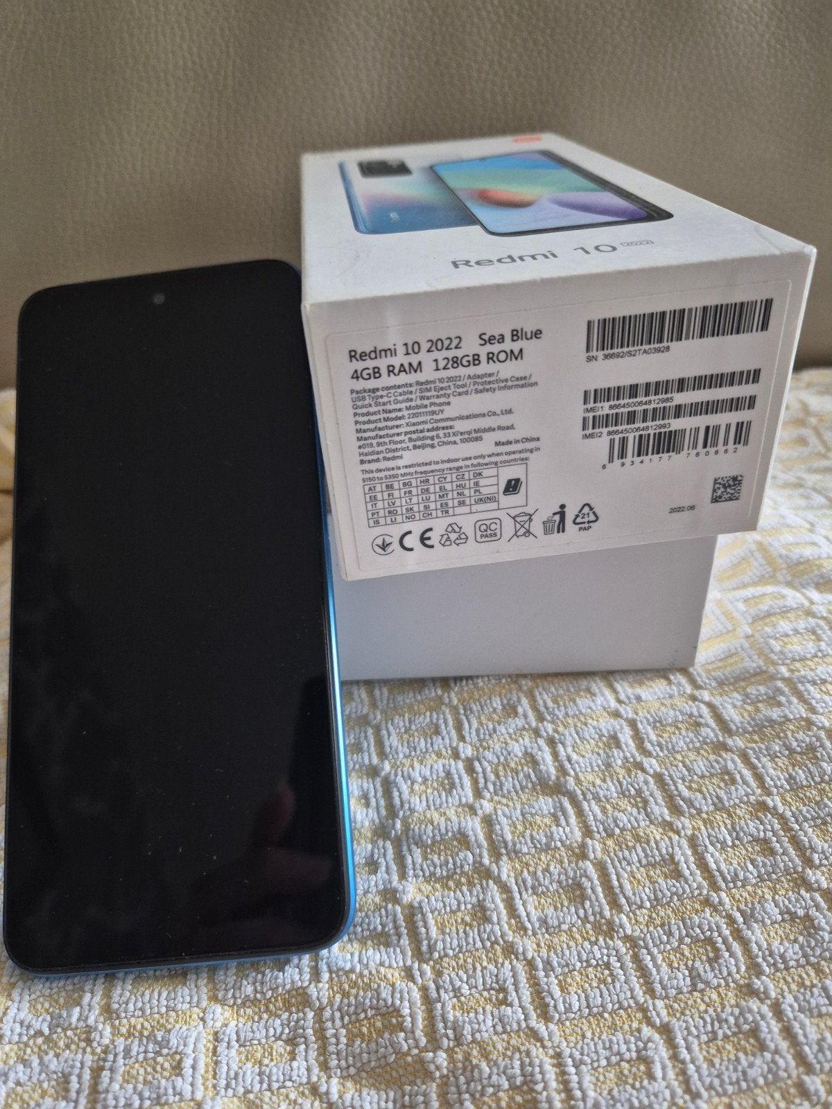 Redmi 10 2022 128GB Zo Goed Als Nieuw Compleet, Telecommunicatie, Mobiele telefoons | Overige merken, Ophalen, Zo goed als nieuw