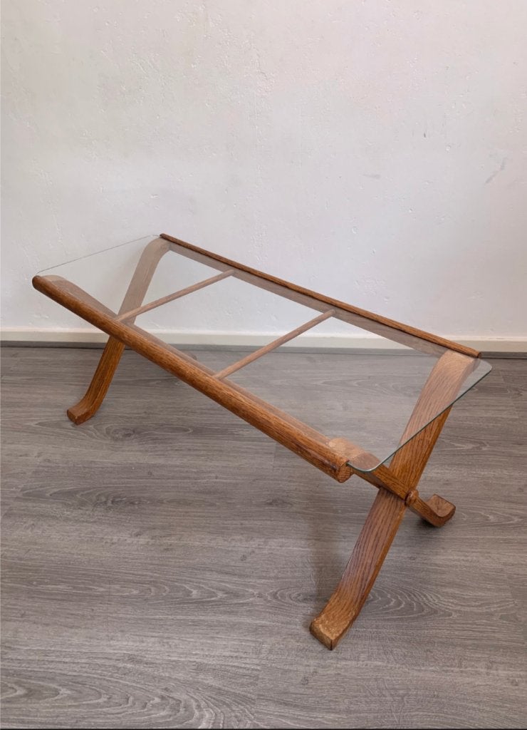 Vintage Table 't Spectrum / W. van Gelderen, 1951, Ophalen, Huis en Inrichting