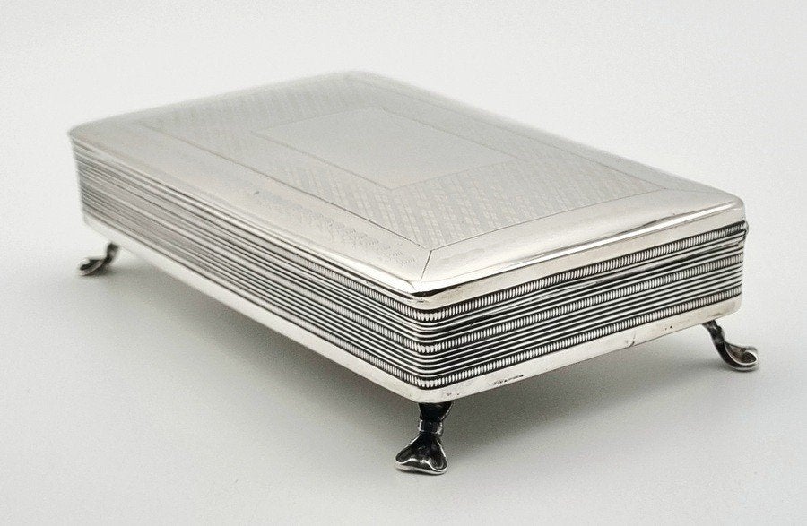 69. Zilveren lepeldoos, Christiaan Jacobs Bruinings - 1852, Antiek en Kunst, Ophalen, Zilver