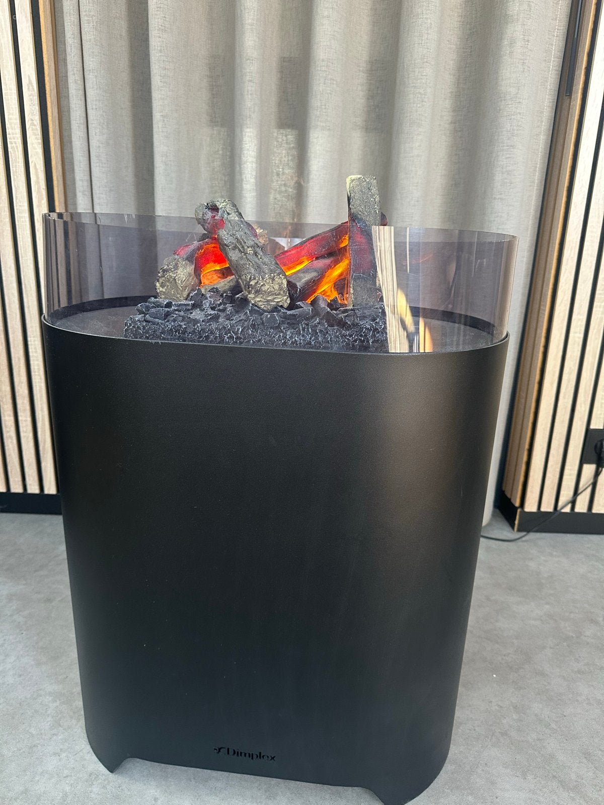 Dimplex Torn 64 met waterstofhaard Dimplex CAS250, Ophalen, Zo goed als nieuw, Vrijstaande haard, Elektrische haard
