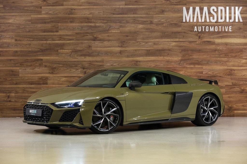 Audi R8 5.2 Performance Quattro|Ceramic|Full Carbon|PPF|Capr, Auto's, Audi, Bedrijf, Te koop, R8, 4x4, ABS, Achteruitrijcamera