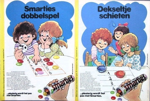 40 vintage advertenties reclames chocolade 1975 snoep Mars, Ophalen of Verzenden, Gebruikt, Overige typen
