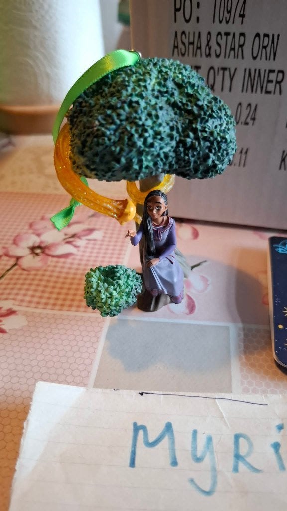 Disney Wish Asha en Star ornament, Verzamelen, Ophalen of Verzenden, Overige figuren, Zo goed als nieuw, Beeldje of Figuurtje