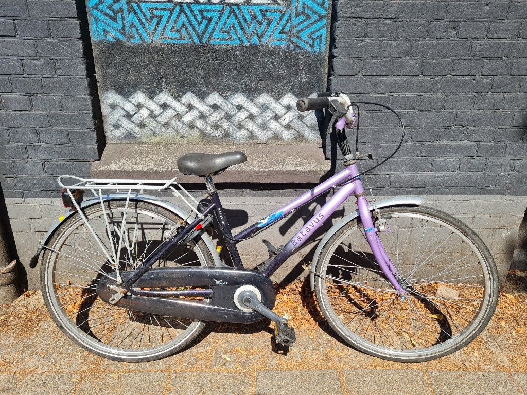 Meisjesfiets Batavus 24 inch, Fietsen en Brommers, Fietsen | Meisjes, Ophalen, Batavus, Handrem, Gebruikt