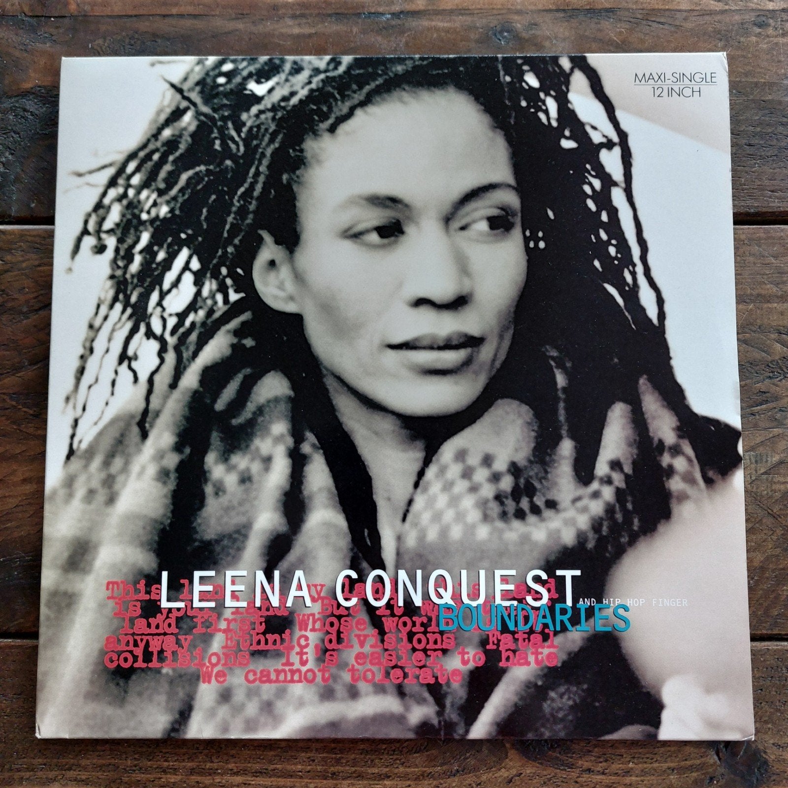 Vinyl maxi-single Leena Conquest: Boundaries, Cd's en Dvd's, Vinyl Singles, Ophalen of Verzenden, Gebruikt, 12 inch