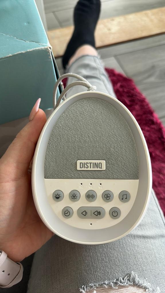 DISTINQ White Noise Machine - Slaap en Ontspanning, Ophalen, Gebruikt