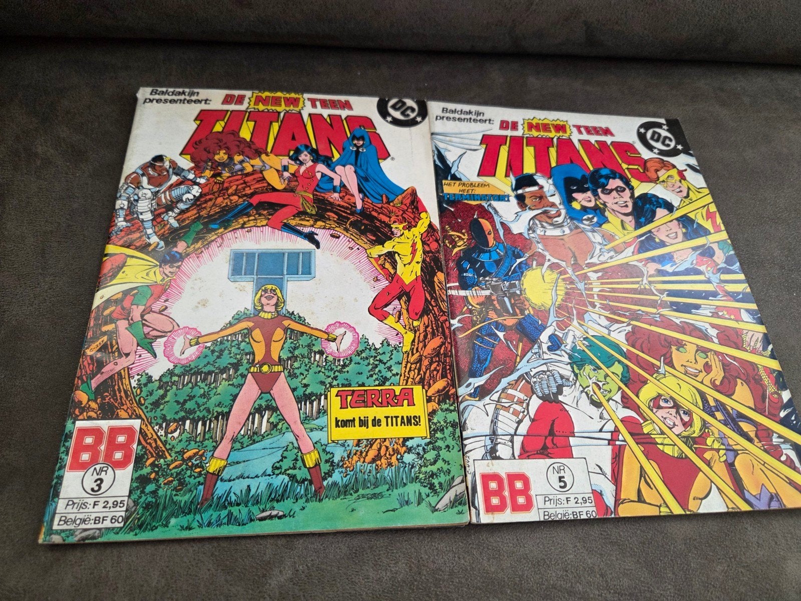 de New Teen Titans deel 3 en 4 Comics strips, Boeken, Meerdere comics, Ophalen of Verzenden, Amerika