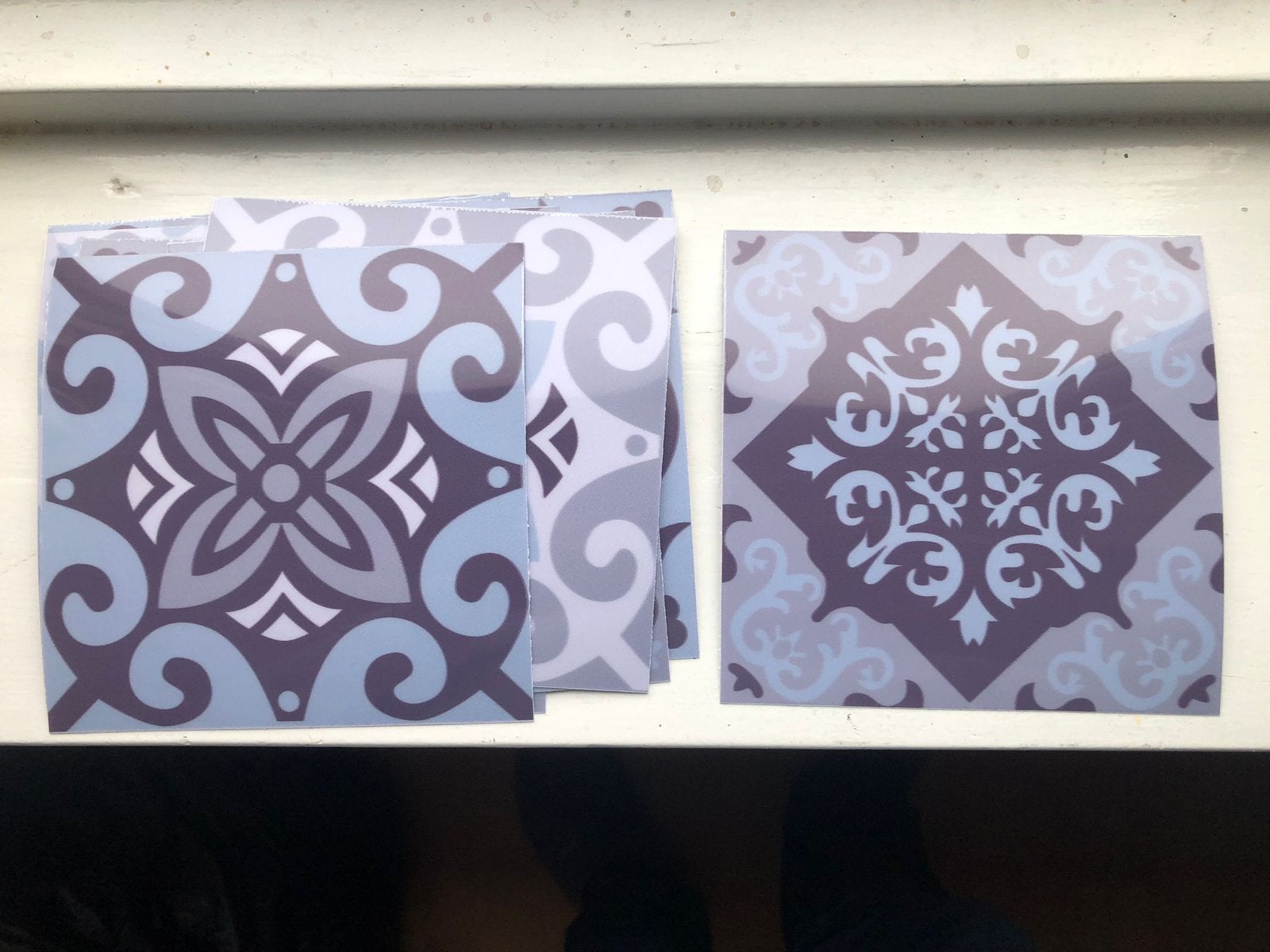 Nieuwe Mediterraans blauwezelfklevende sticker tegels 15x15, Doe-het-zelf en Verbouw, Ophalen of Verzenden, Nieuw