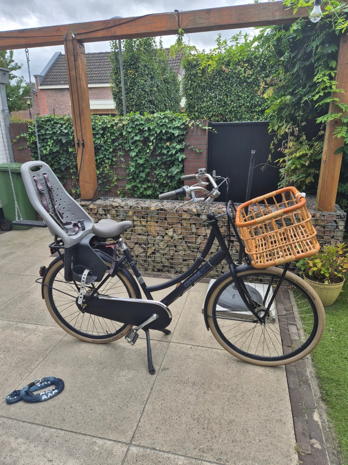 Cortina damesfiets met alle extras, Fietsen en Brommers, (Extra) lage instap, Zo goed als nieuw, 50 tot 53 cm, Ophalen