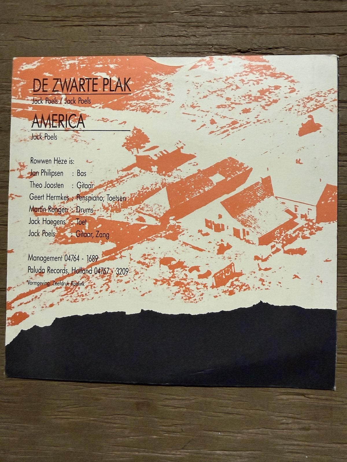 Rowwen Heze - De Zwarte Plak - America 7 inch EP, Gebruikt, Originele persing, 7 inch, Ophalen of Verzenden