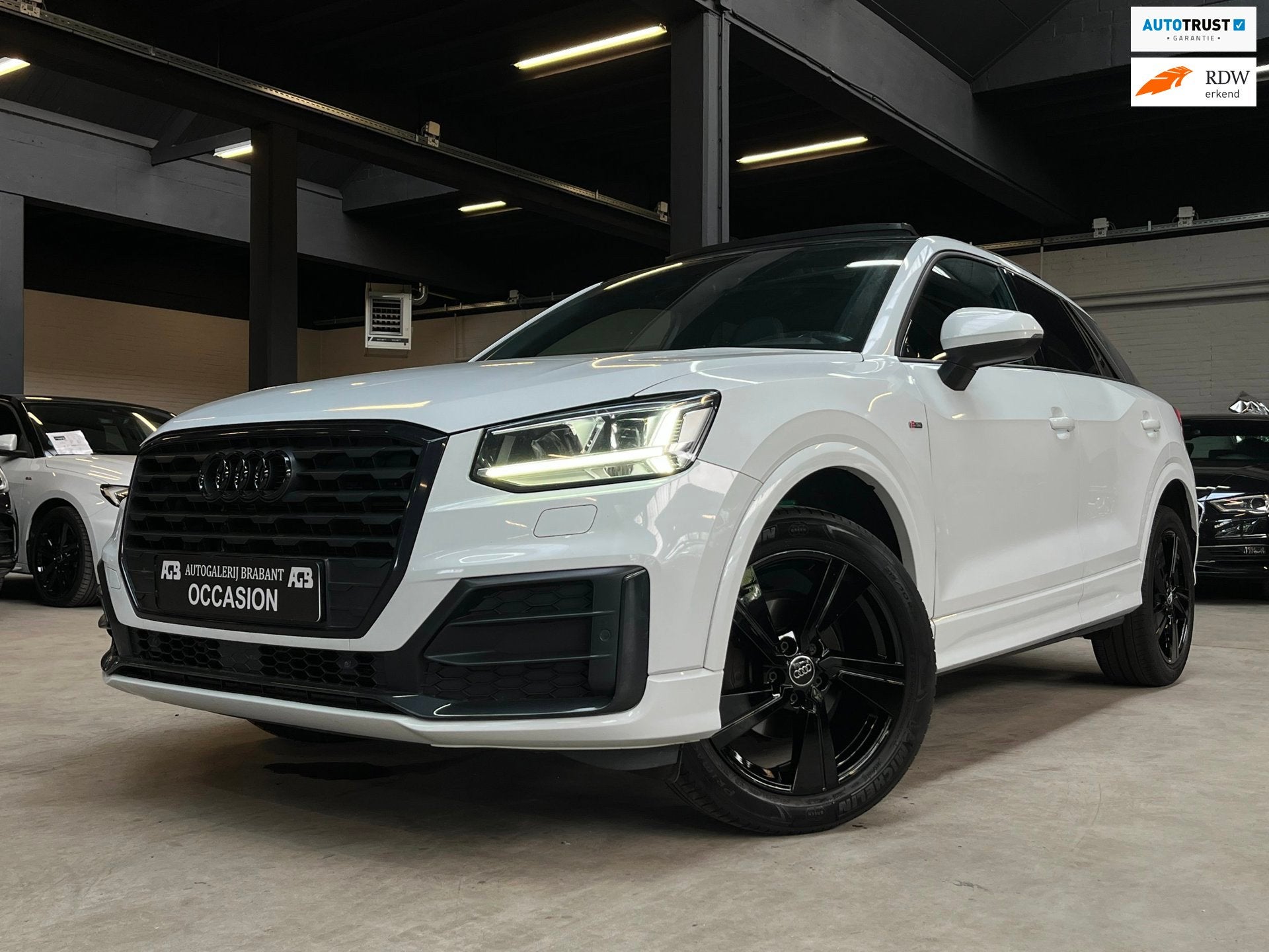 Audi Q2 35 TFSI CoD Sport Pro S-Line Pano/Virtual/Carplay/St, Voorwielaandrijving, 150 pk, Leder en Stof, Wit