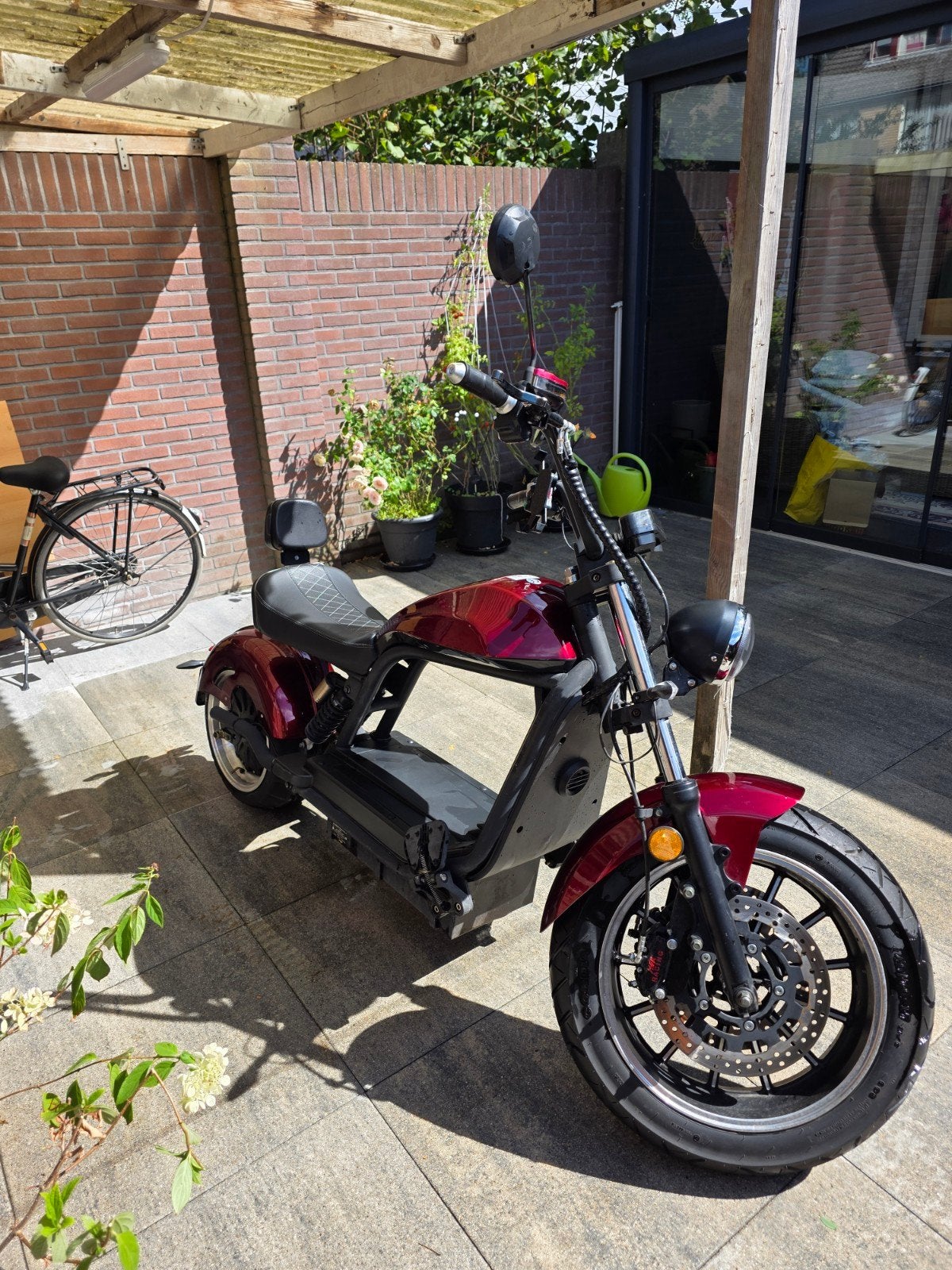 E-chopper Luqi HL6.0, Ophalen, Zo goed als nieuw, 50 km per accu of meer