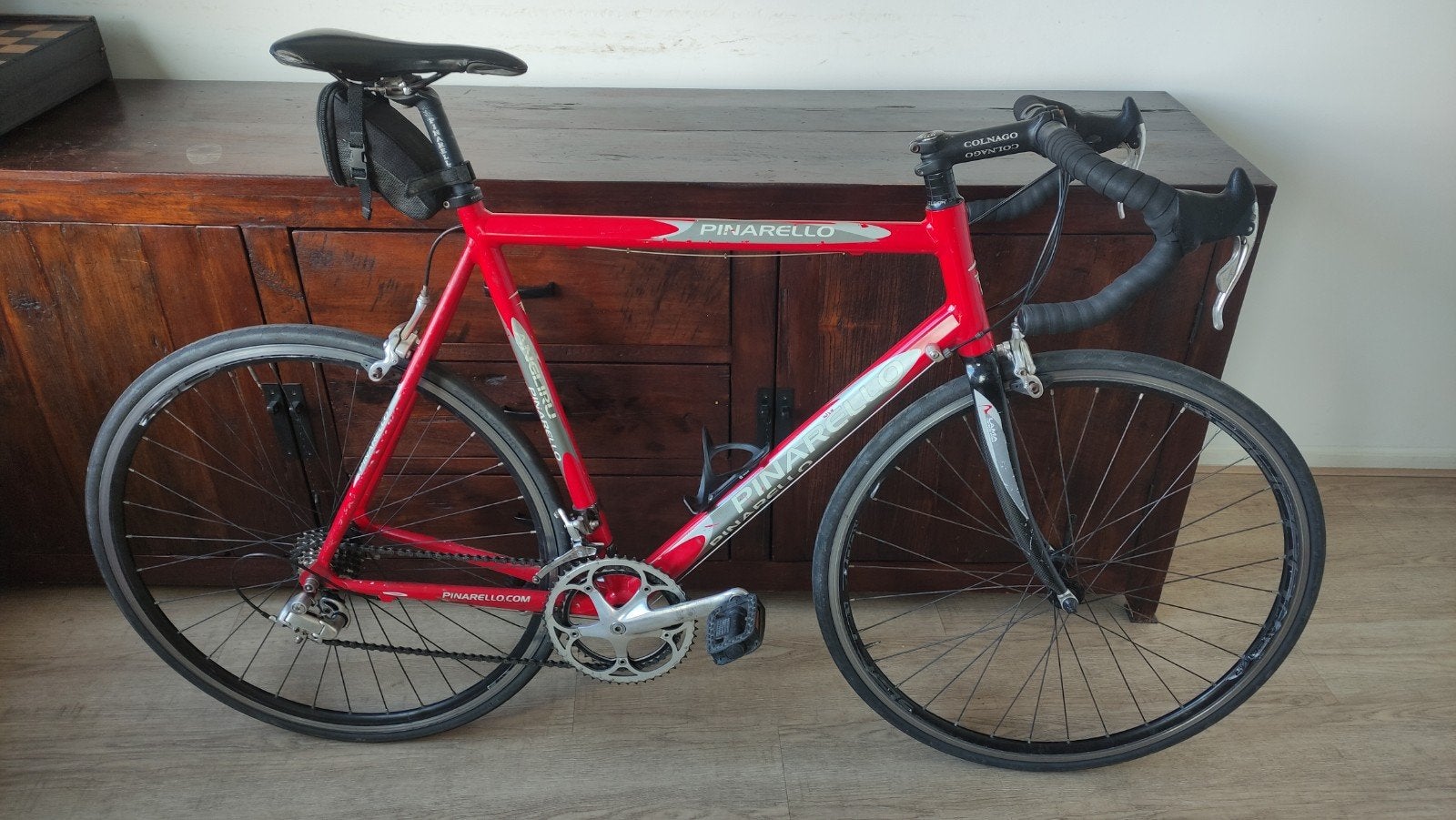 Pinarello Angliru - Camponolo Chorus 58, 28 inch, Gebruikt, Aluminium, 15 tot 20 versnellingen
