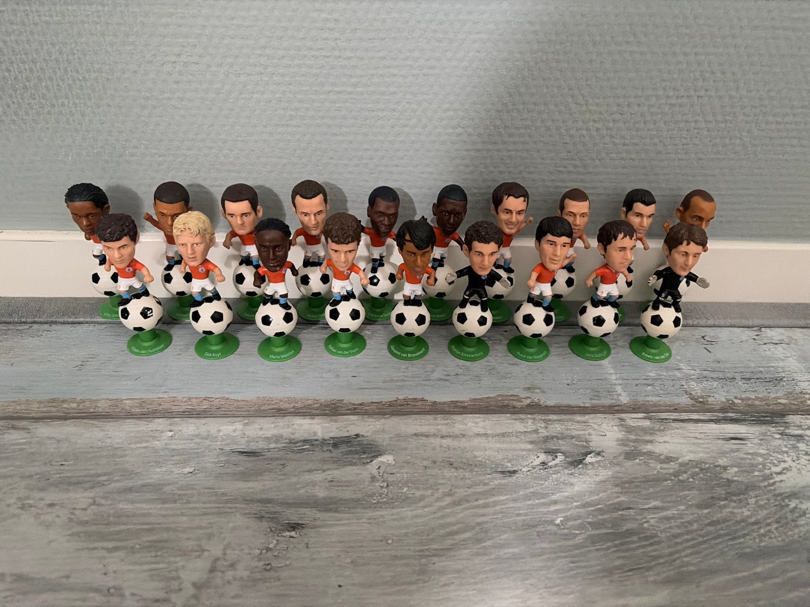 Voetbalpoppetjes WK Nederland - Compleet team, Verzamelen, Sportartikelen en Voetbal, Ophalen of Verzenden, Zo goed als nieuw
