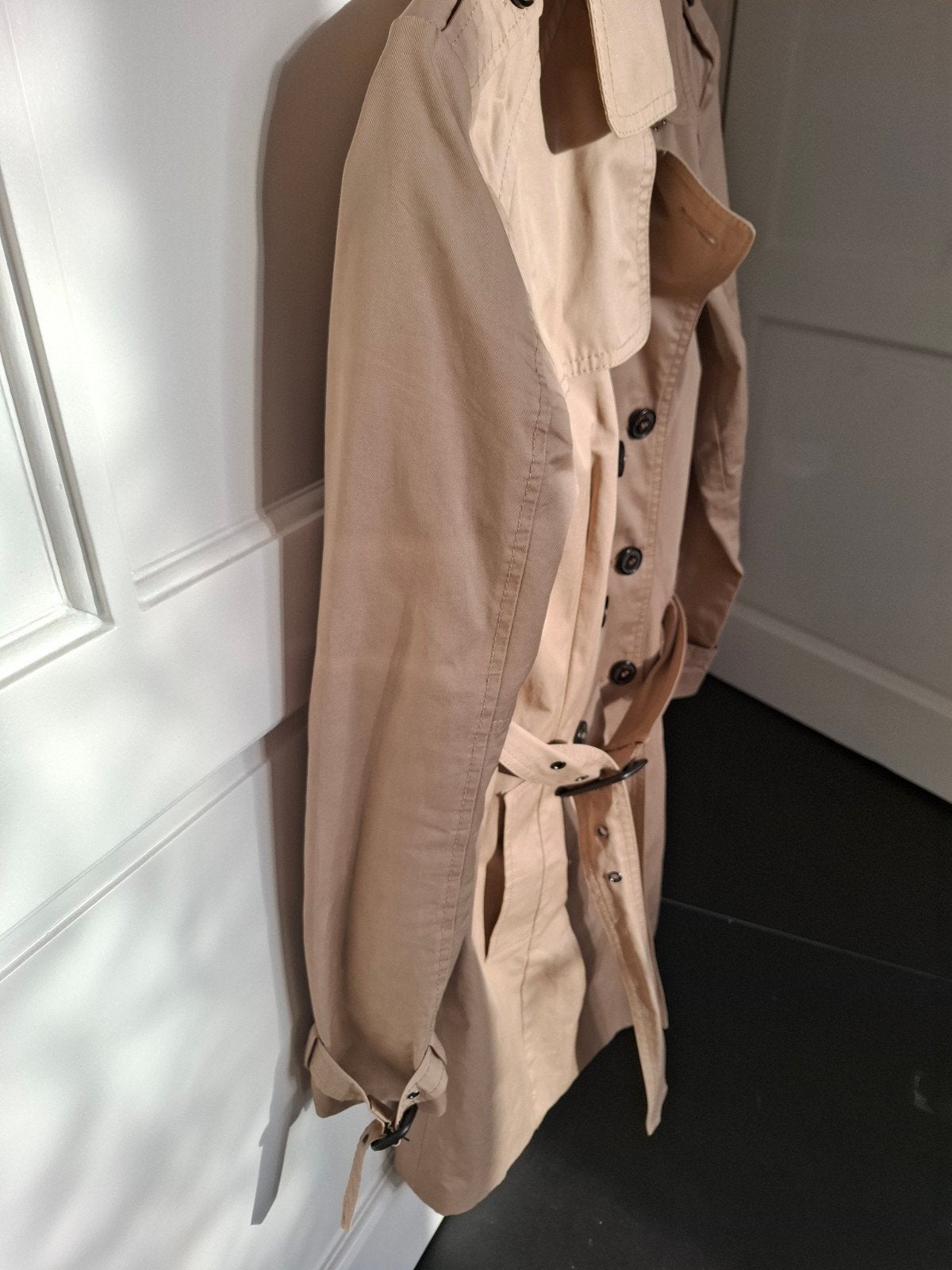 Zara trenchcoat maat XS, Ophalen of Verzenden, Zo goed als nieuw, Maat 34 (XS) of kleiner, Beige
