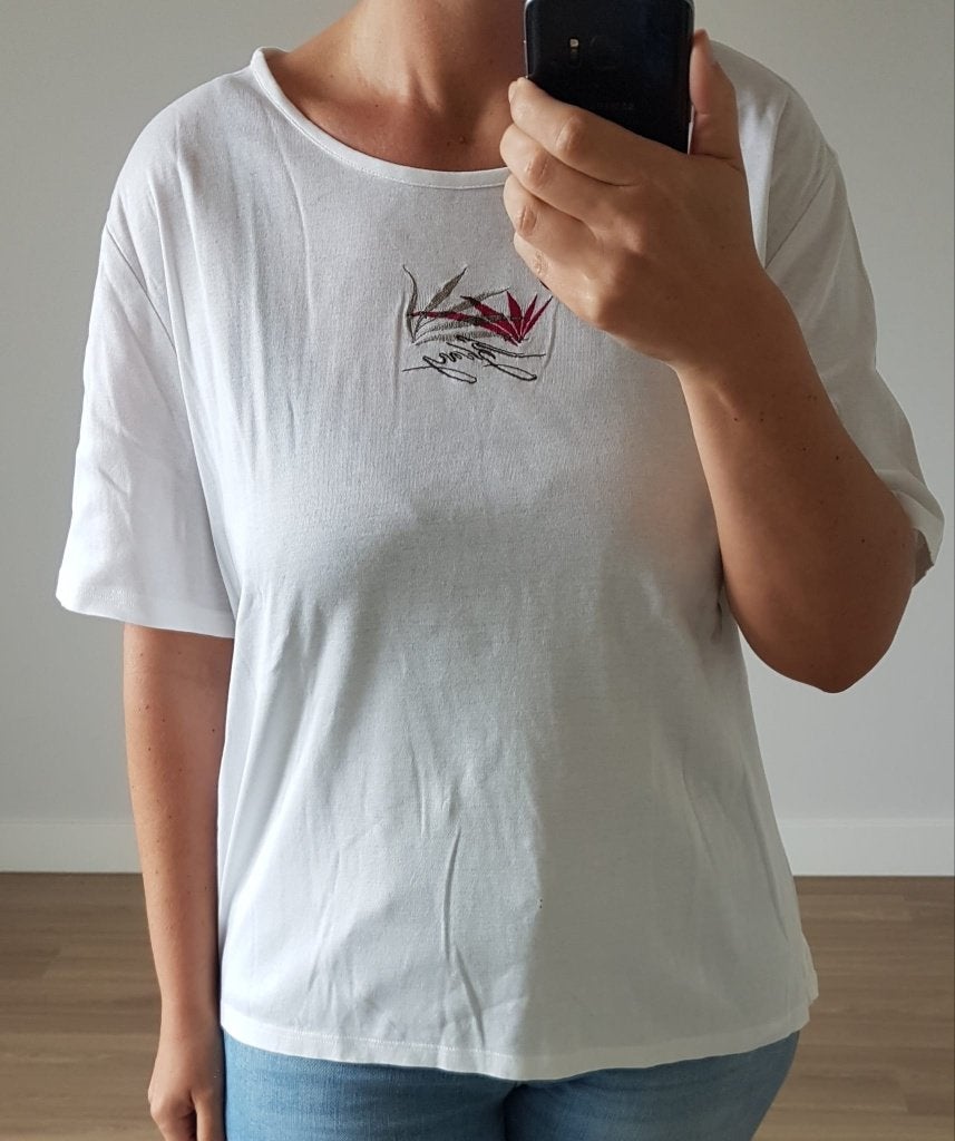Shirt Wit Van Uffelen Frank Walder 50 100% Baumwolle Katoen, Verzenden, Wit, Maat 46/48 (XL) of groter, Zo goed als nieuw