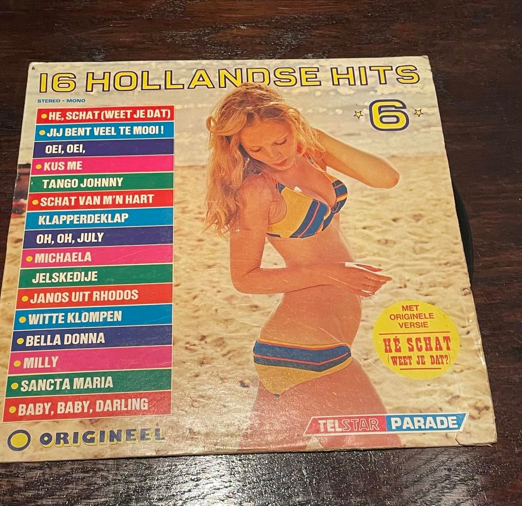 16 Hollandse Hits 6 - Originele Versie LP (Telstar Parade), Cd's en Dvd's, Vinyl | Nederlandstalig, Gebruikt, Ophalen of Verzenden