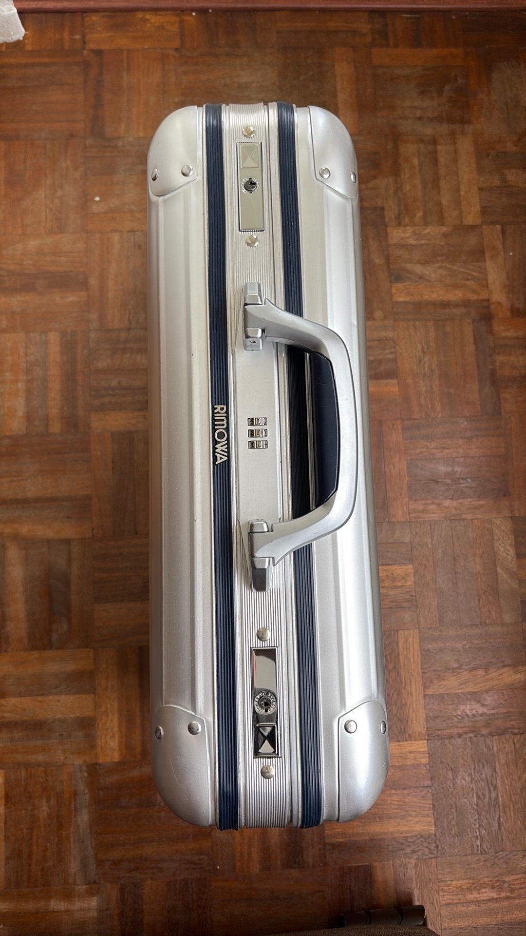 Rimowa Silver Integral Aluminium (1995-2002) 9241419970087, Ophalen, 40 tot 60 cm, Gebruikt, Minder dan 20 cm