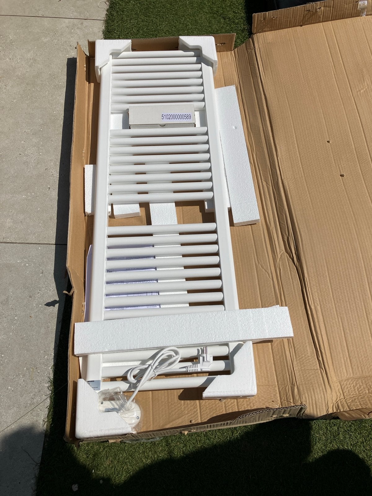 Nieuwe Claudia elektrische verwarming 400x1190, Ophalen, Radiator, Nieuw, Minder dan 60 cm