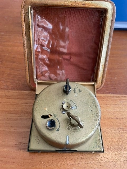 Vintage Angelus Minor 8-daags reisklokje, Ophalen of Verzenden