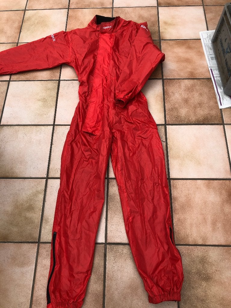 Arroxx Rood Regenoverall - Maat M, Motoren, Heren, Ophalen of Verzenden, Overall, Arroxx