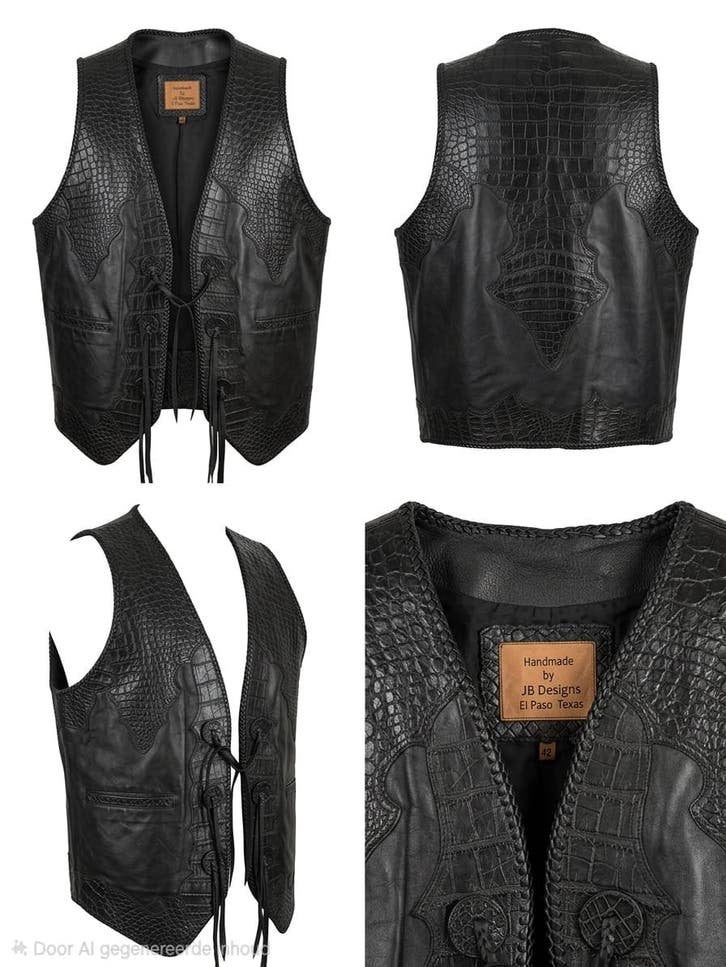 Exclusief Alligator Leren Jack/Hesje - Perfecte Staat, Ophalen, Zo goed als nieuw