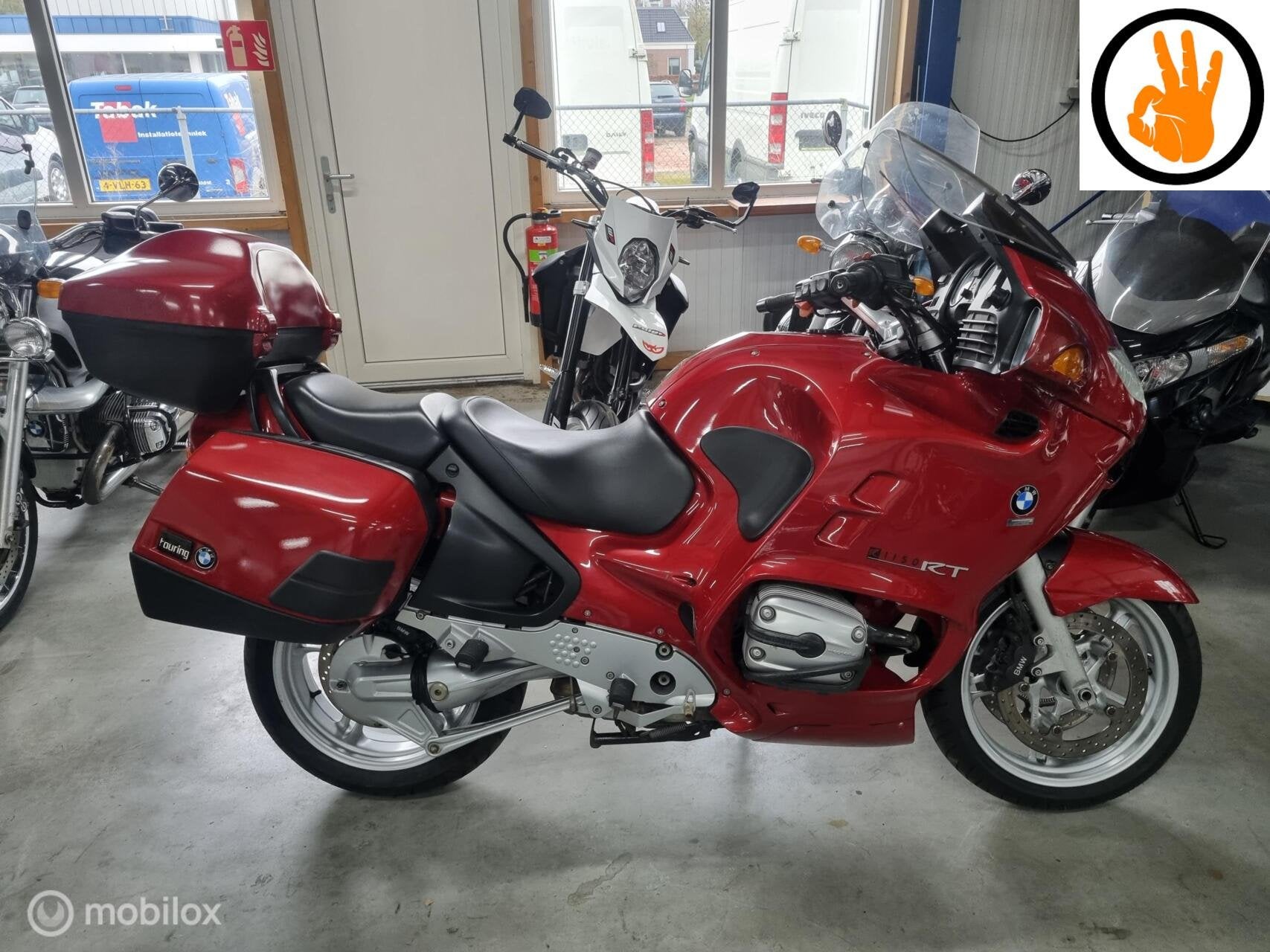 Nette BMW R 1150 RT Twinspark (bj 2004) 3 delige kofferset, Motoren, Bedrijf, 1130 cc, Meer dan 35 kW, Toermotor