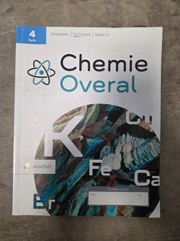 Scheikunde havo 4 & 5, Boeken, Ophalen of Verzenden, Zo goed als nieuw, HAVO, Scheikunde