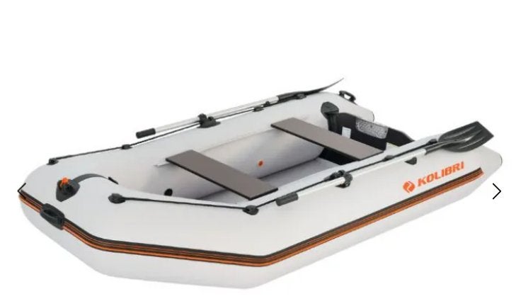 Kolibri KM-300B Rubberboot met boekvloer, Watersport en Boten, Elektrisch, Ophalen of Verzenden, Hout, Buitenboordmotor
