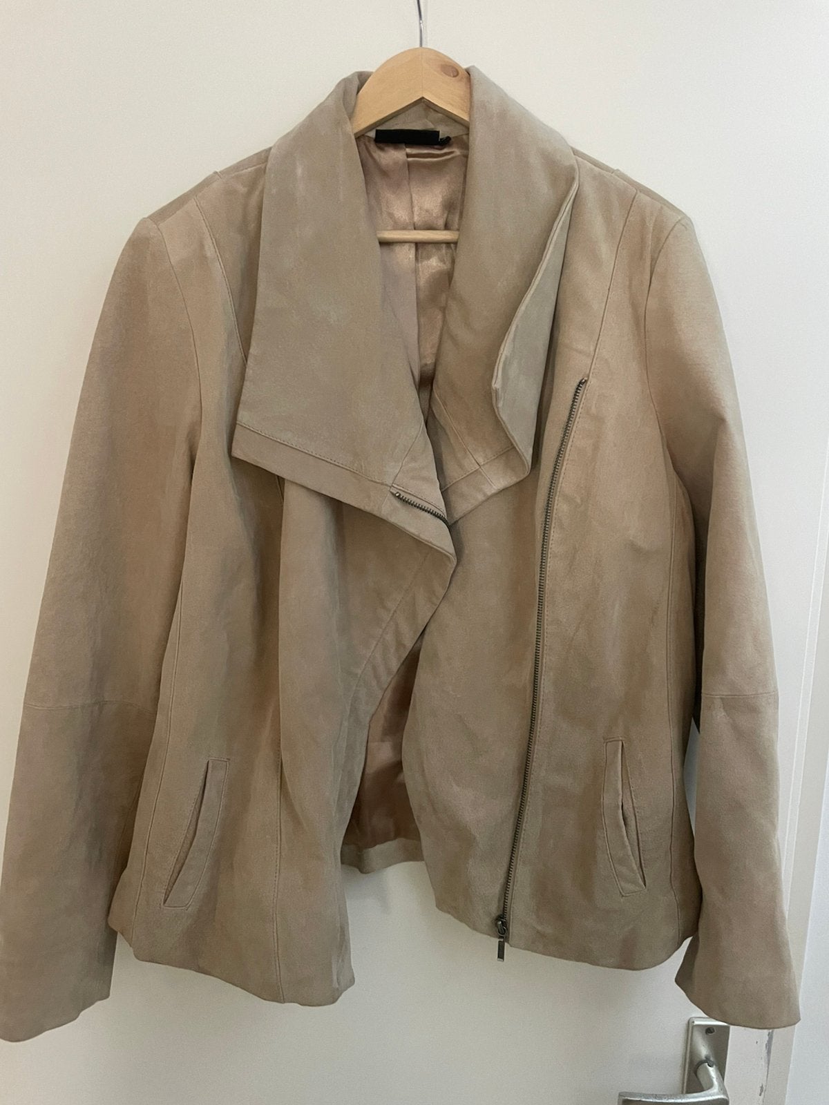 Promis dames suedejas, Kleding | Dames, Jasjes, Kostuums en Pakken, Bruin, Maat 46/48 (XL) of groter, Ophalen of Verzenden, Jasje
