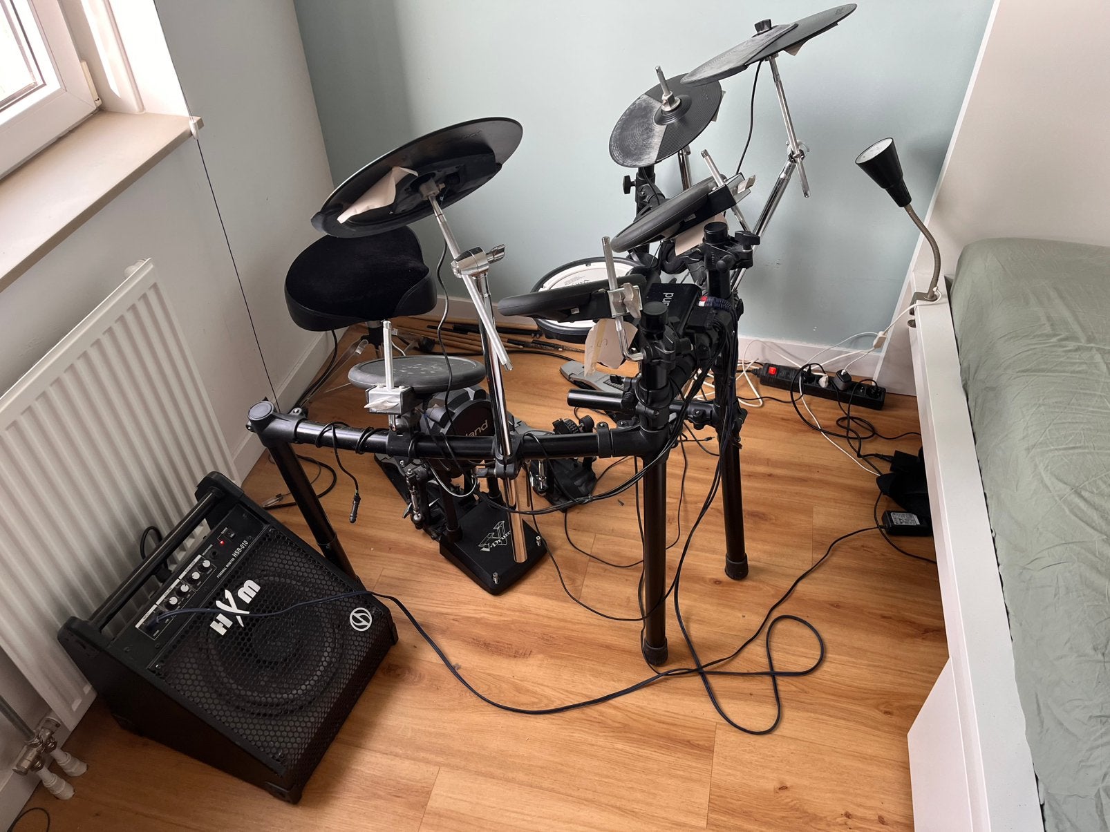 Roland TD-4 drumstel met extra’s, Ophalen, Gebruikt, Roland