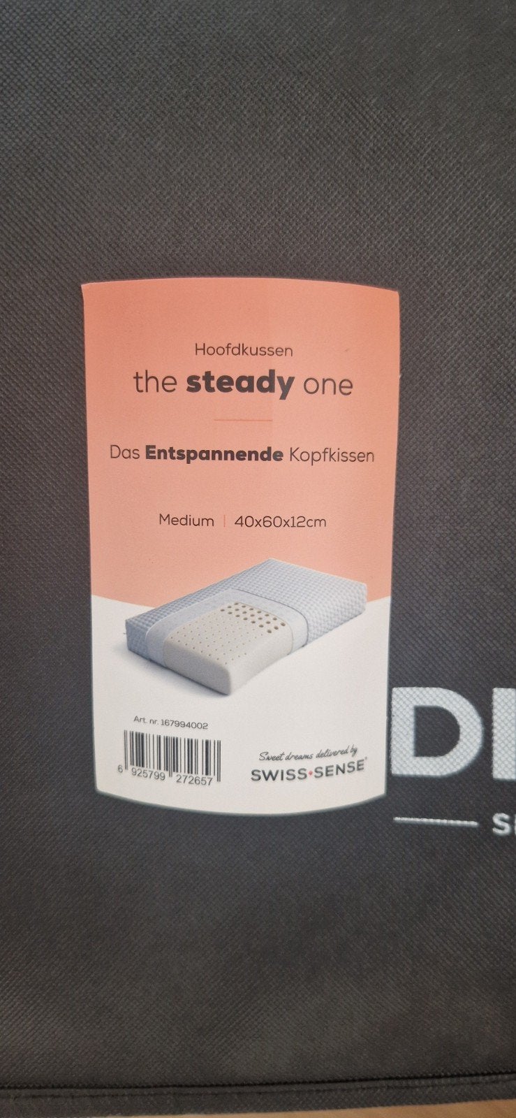 Swiss Sense Hoofdkussen 'the steady one' Medium - nieuw, Eenpersoons, Wit, Nieuw, Ophalen of Verzenden