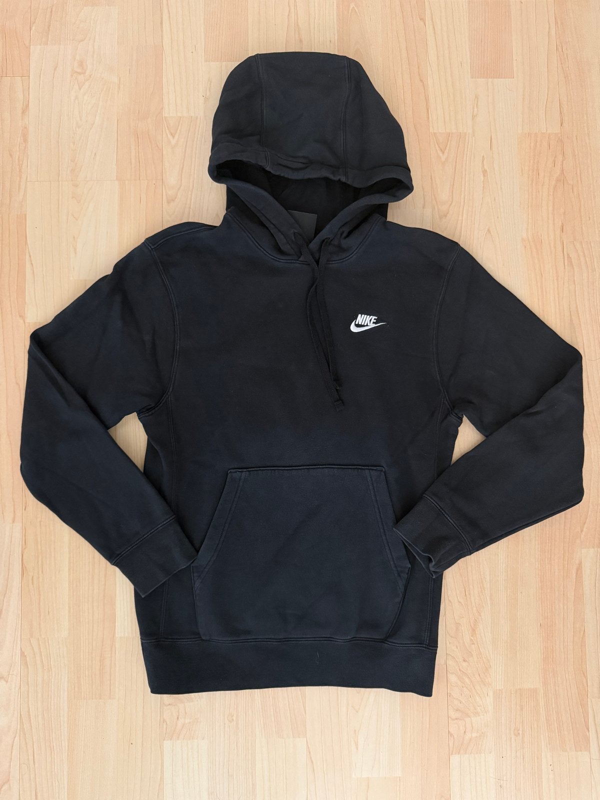 Nike Basic Zwarte Hoodie - Maat XS, Ophalen of Verzenden, Zo goed als nieuw, Maat 46 (S) of kleiner, Zwart