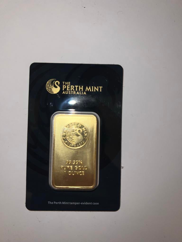 50 gram Perth Mint Goudbaar - Puur Goud, Ophalen, Goud