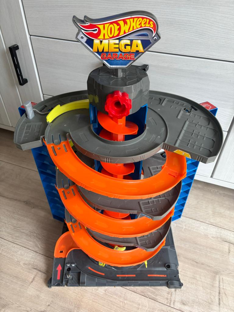 Hot Wheels Mega Garage - Grote Parkeergarage, Ophalen of Verzenden, Gebruikt
