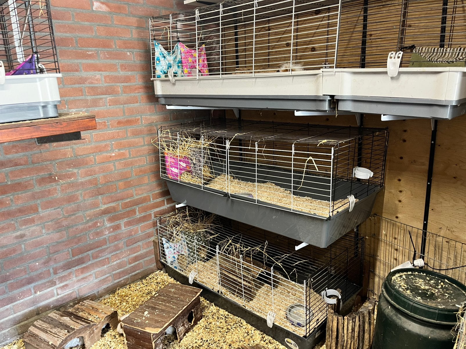 Fijne nette hokken 120 en 160 evt ingericht, Dieren en Toebehoren, Knaagdieren en Konijnen | Hokken en Kooien, Ophalen, 110 cm of meer