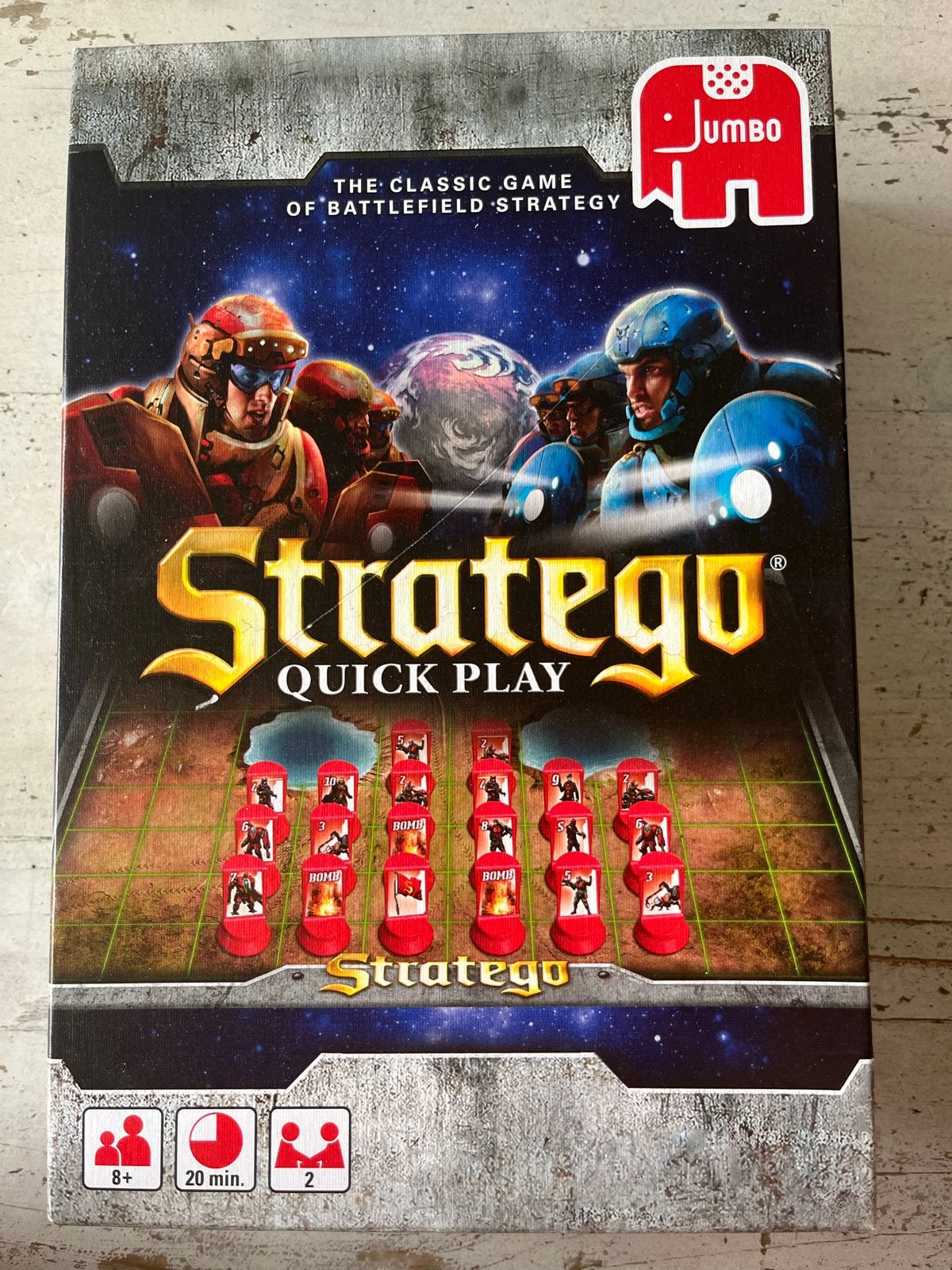 Stratego Quick Play - Compleet en in zeer goede staat, Een of twee spelers, Ophalen of Verzenden, Zo goed als nieuw